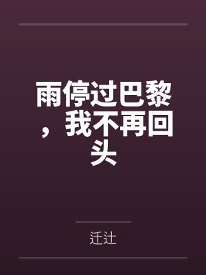 雨停过巴黎，我不再回头
