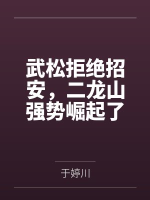 武松拒绝招安，二龙山强势崛起了